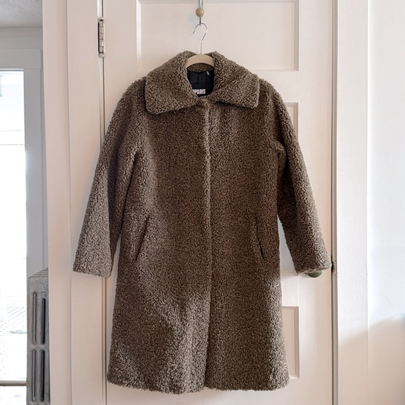 NWT Apparis Gina Faux Fur Teddy Coat - Picture 6 of 8